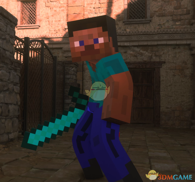 《最终幻想16》我的世界史蒂夫替换克莱夫MOD