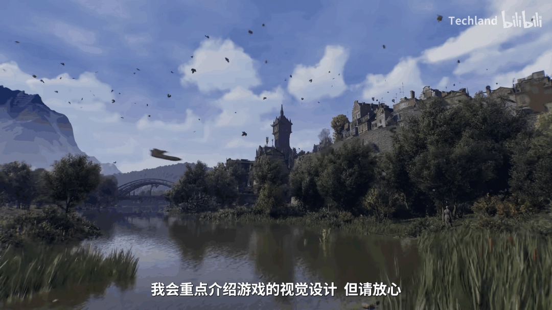 探索中的玩家在废弃工业区巡逻