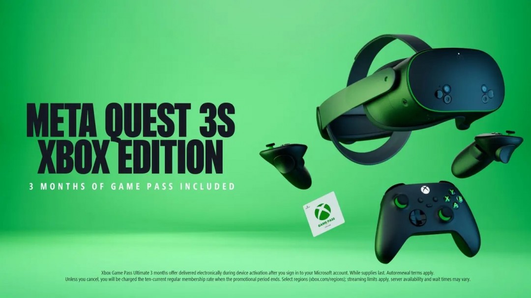 進軍VR！ Xbox與meta合作推出Meta Quest 3S Xbox現(xiàn)已上市