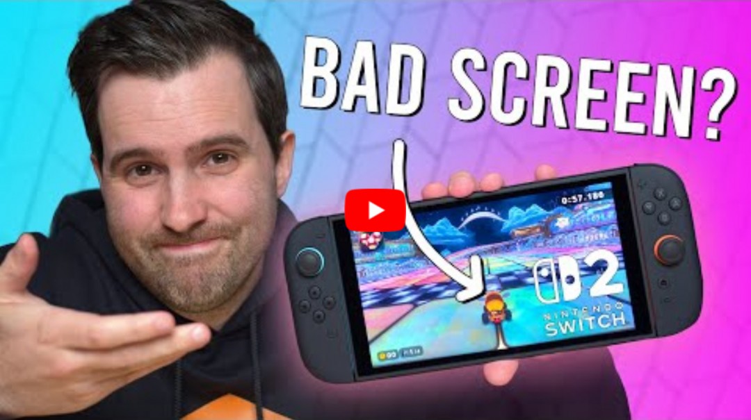 任天堂Switch 2屏幕有多慢？响应时间比Switch还慢50%