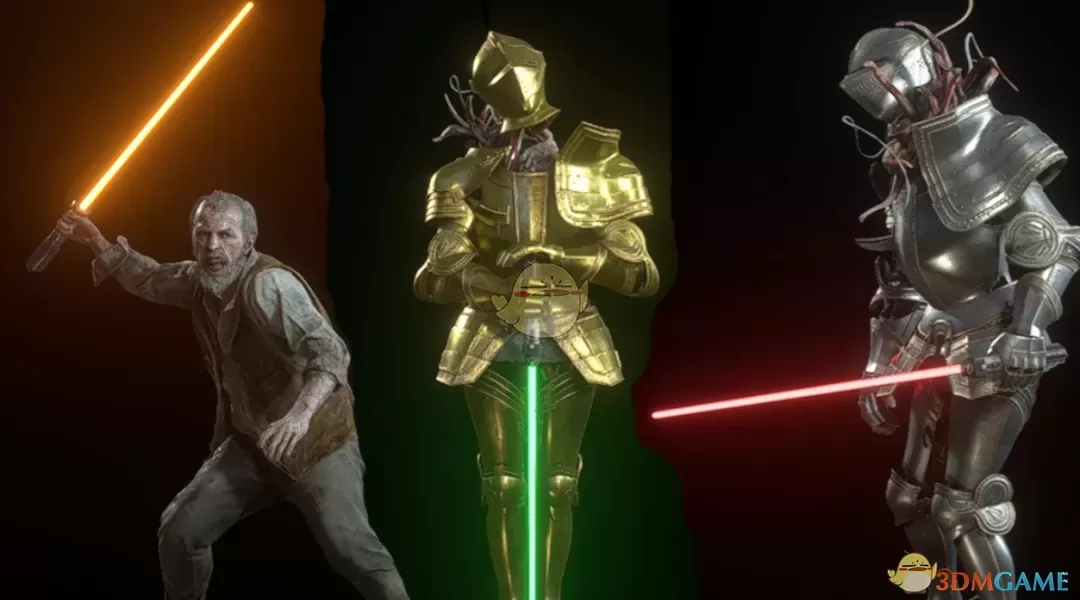 《生化危机4：重制版》敌人的光剑武器MOD