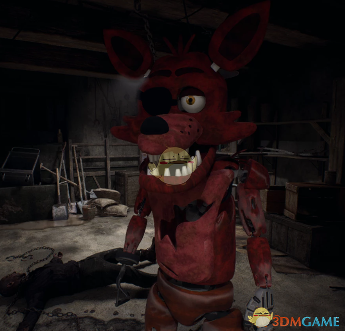 《生化危机4：重制版》玩具熊的五夜惊魂海盗狐狸替换里昂MOD