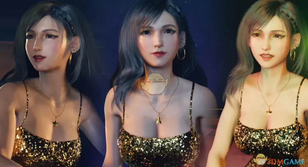 《最终幻想7：重生》蒂法的闪耀金鳞连衣裙MOD