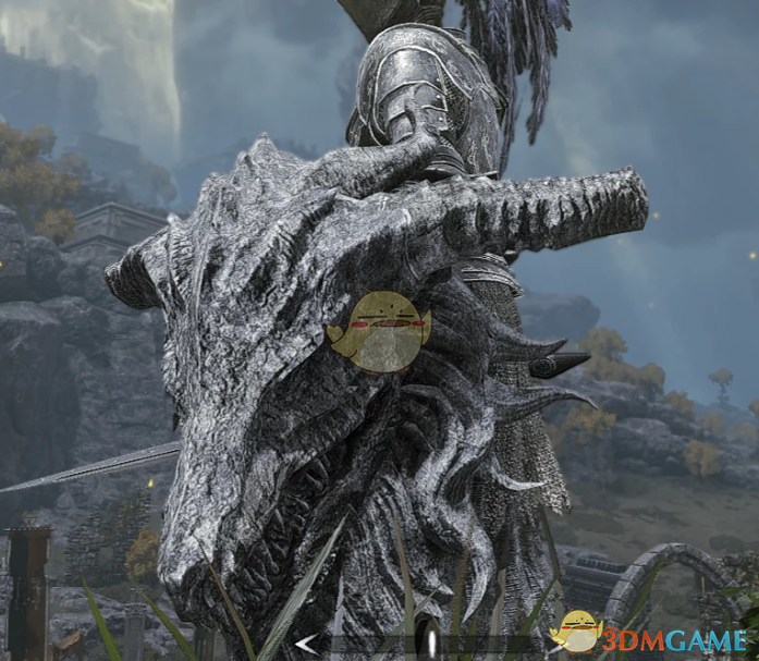 《艾尔登法环》黑暗之魂3龙头盾MOD