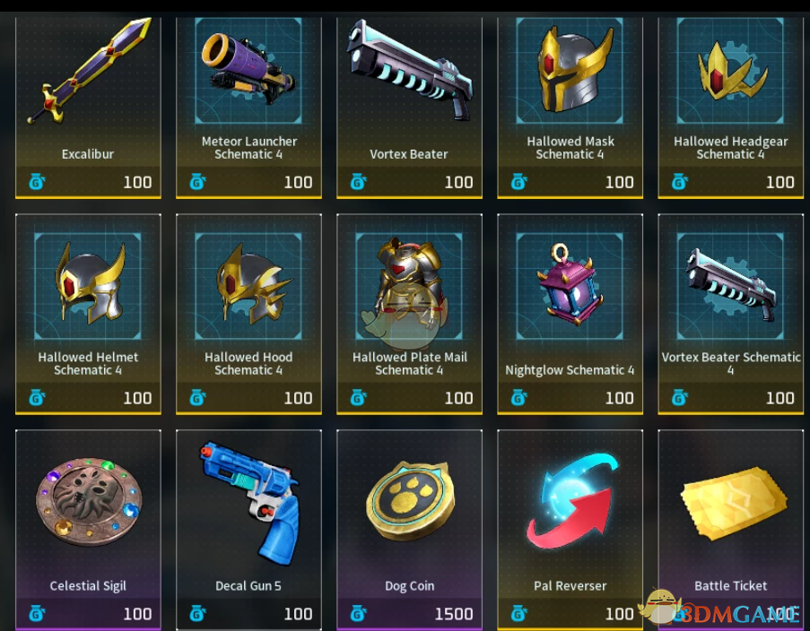 《幻兽帕鲁》商店中的更多物品MOD