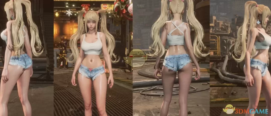 《剑星》伊芙的性感牛仔背心短裤MOD