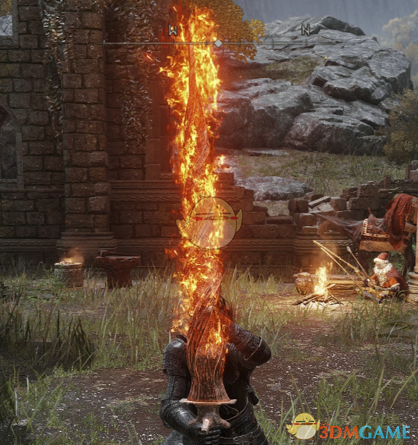 《艾尔登法环》黑暗之魂薪王巨剑MOD