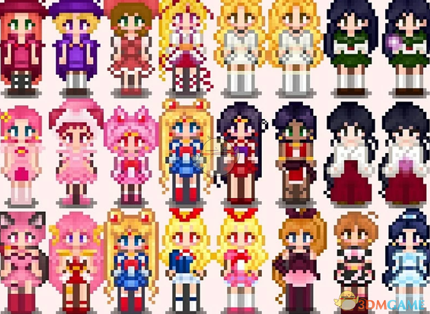 《星露谷物语》美少女战士家具MOD