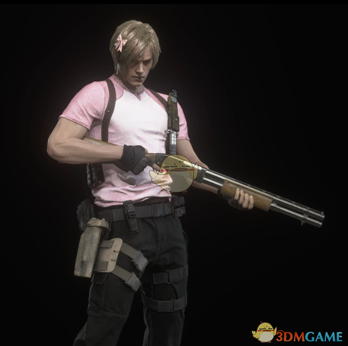 《生化危机4：重制版》淡粉色里昂MOD