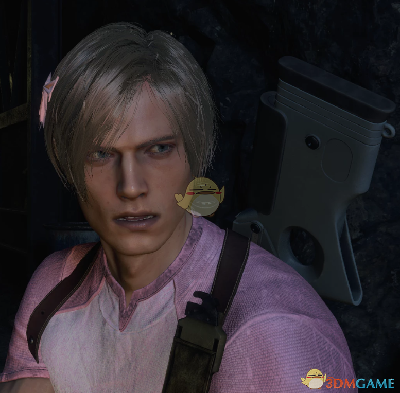 《生化危机4：重制版》淡粉色里昂MOD