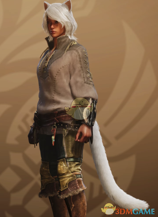 《怪物猎人：荒野》猫耳发饰和猫尾MOD