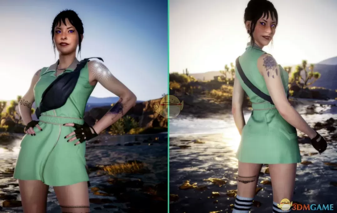 《赛博朋克2077》甜美夏日连衣裙MOD