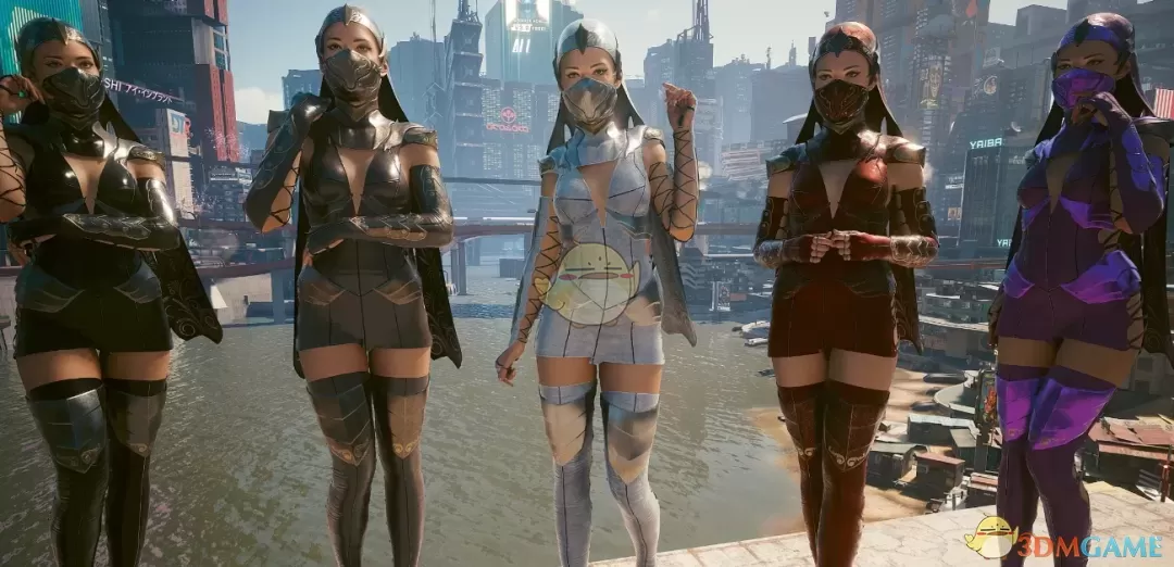 《赛博朋克2077》刺客姐妹花套装MOD