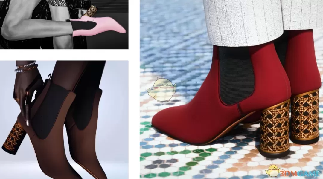 《赛博朋克2077》迪奥Icon系列踝靴MOD