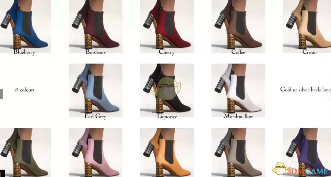 《赛博朋克2077》迪奥Icon系列踝靴MOD