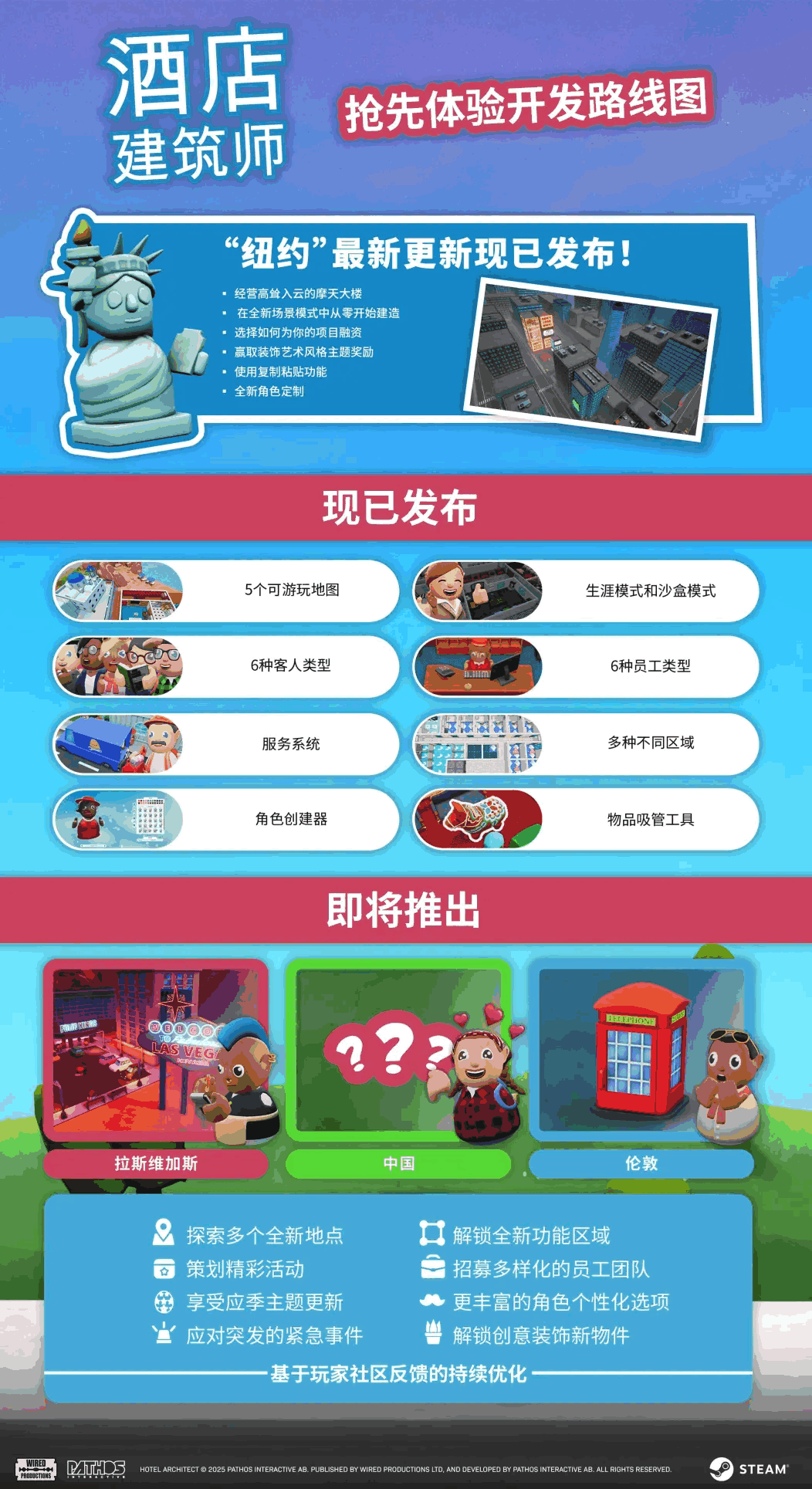 《酒店建筑师》纽约地图重大更新现已推出！