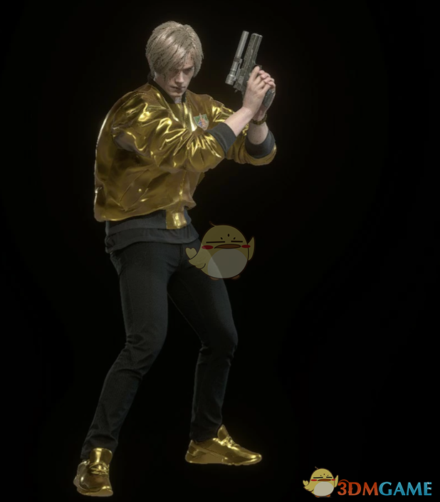 《生化危机4:重制版》里昂的黄金服装包MOD