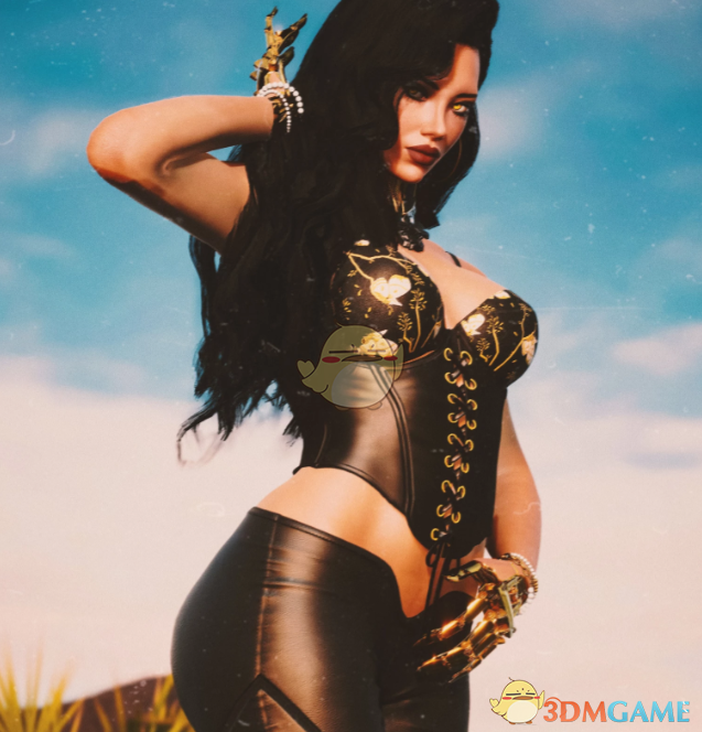 《赛博朋克2077》性感赫拉紧身胸衣MOD