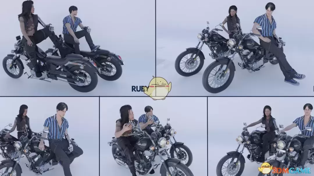 《赛博朋克2077》摩托车骑士姿势包MOD