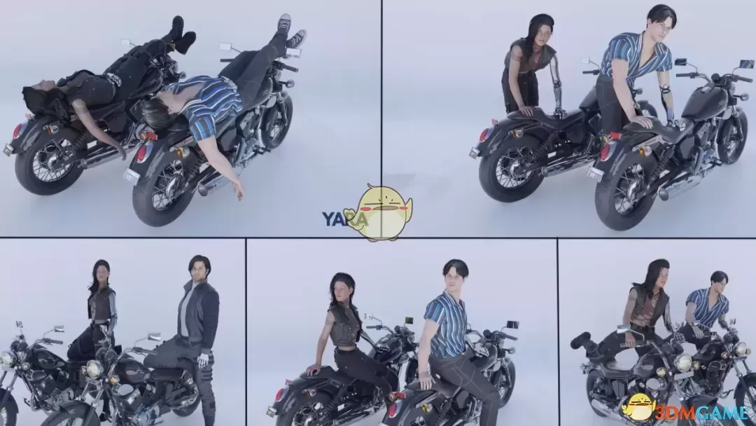 《赛博朋克2077》摩托车骑士姿势包MOD