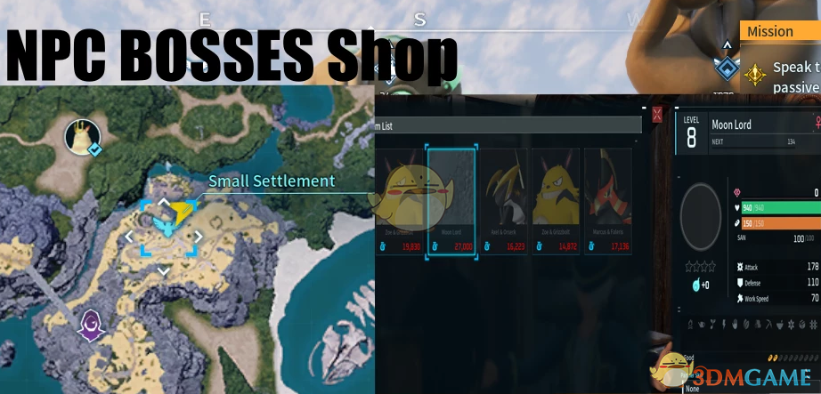 《幻兽帕鲁》可购买的塔主BOSSMOD