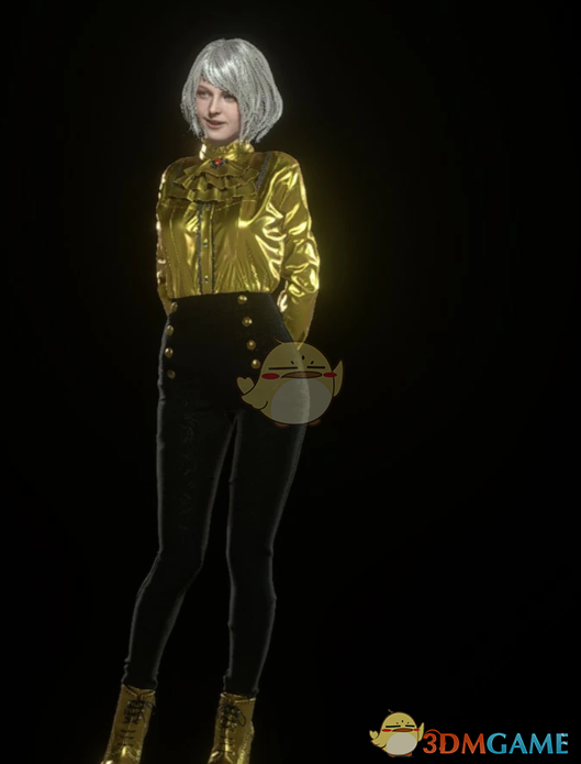 《生化危机4：重制版》阿什莉的黄金服装包MOD