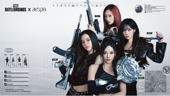 《PUBG》联动 aespa 内容公布