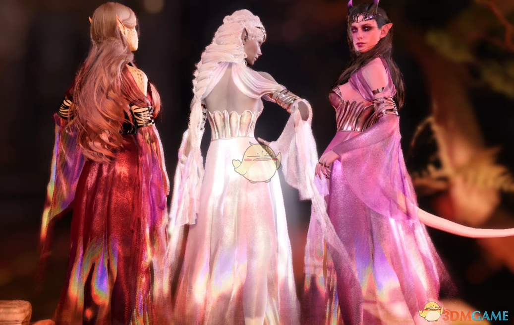 《博德之门3》七彩棱镜连衣裙MOD