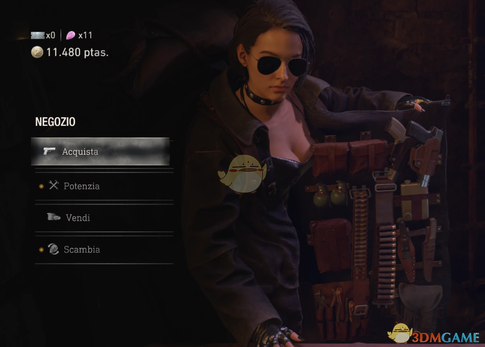 《生化危机4：重制版》风衣吉尔替换商人MOD