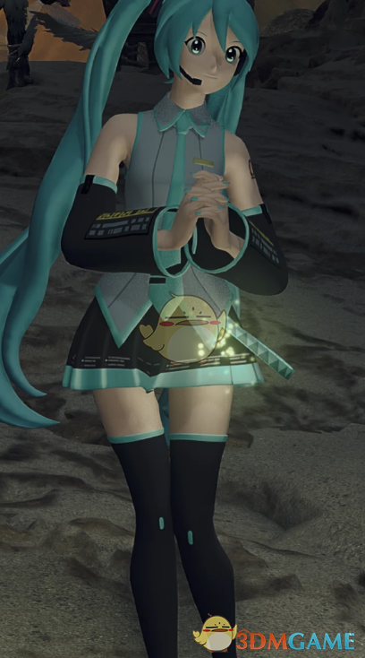 《怪物猎人：荒野》堡垒之夜初音未来外观MOD