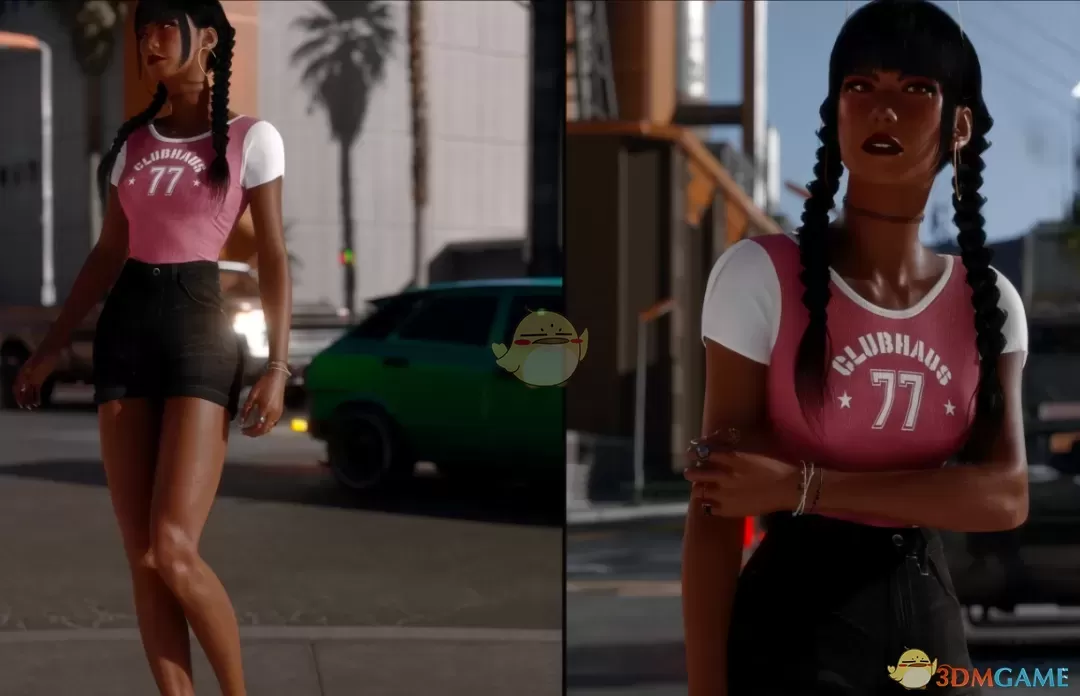 《赛博朋克2077》DxB短款上衣MOD