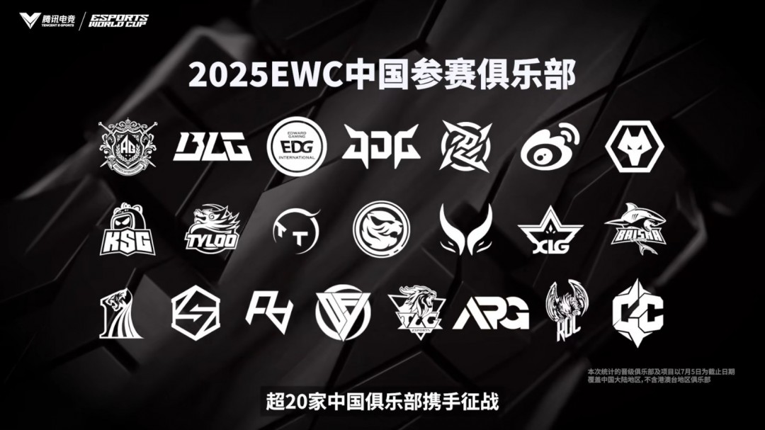 EWC电竞世界杯今日开赛！22家中国俱乐部强势出征