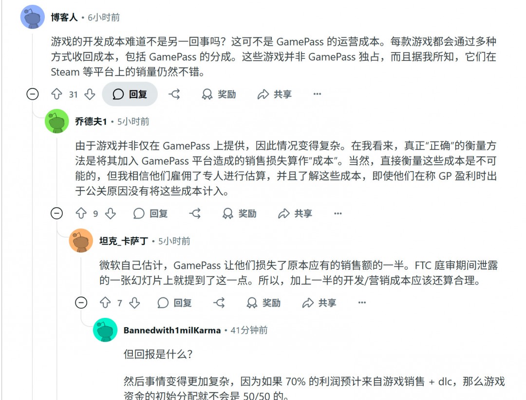 Game Pass盈利被质疑：根本没算自家工作室的亏损