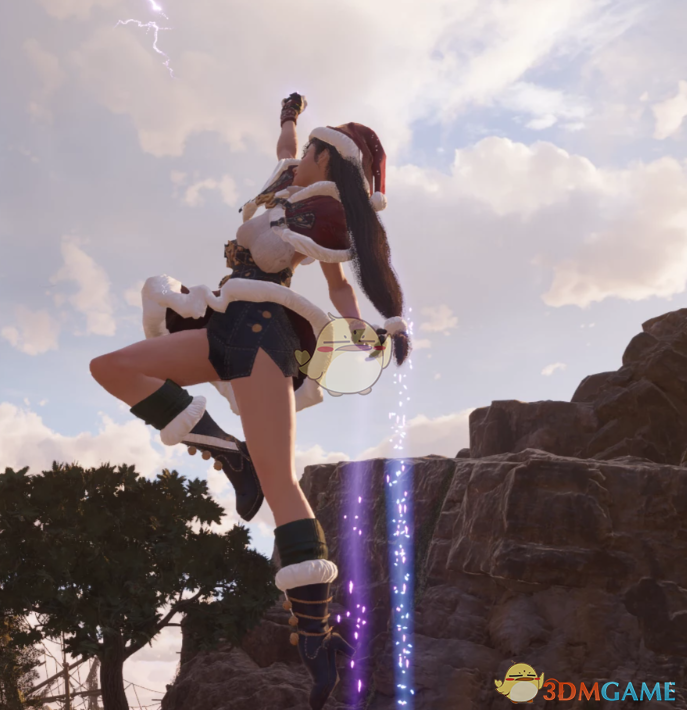 《最终幻想7：重生》蒂法的圣诞精灵套装MOD