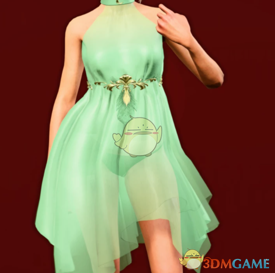 《博德之门3》简约轻纱连衣裙MOD