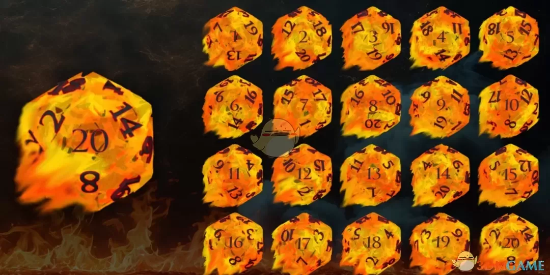 《博德之门3》火焰与烟雾骰子MOD