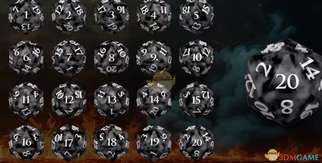 《博德之门3》火焰与烟雾骰子MOD