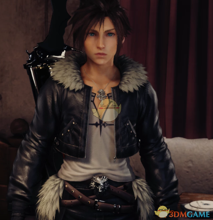 《最终幻想7：重制版》克劳德的最终幻想斯考尔套装MOD