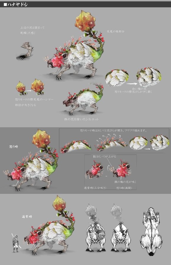 帅的不行！曝《狂野之心S》大量武器怪物设定图！