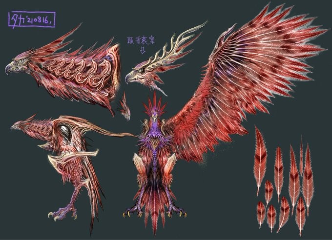 帅的不行！曝《狂野之心S》大量武器怪物设定图！