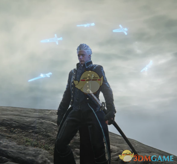 《艾尔登法环：黑夜君临》可玩的鬼泣五维吉尔MOD