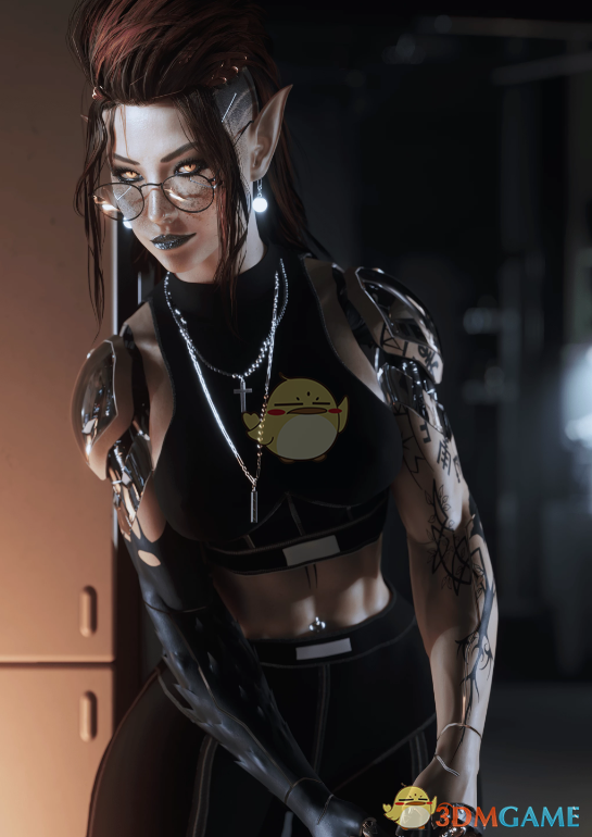 《赛博朋克2077》运动内衣套装MOD