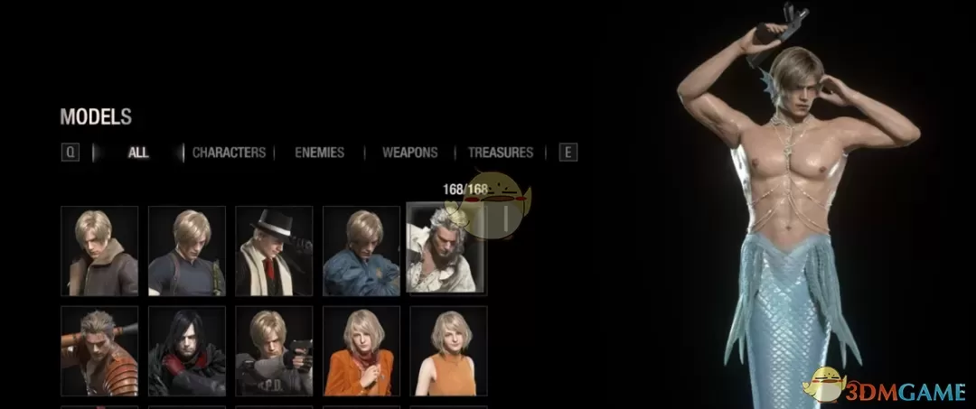 《生化危机4：重制版》人鱼里昂MOD