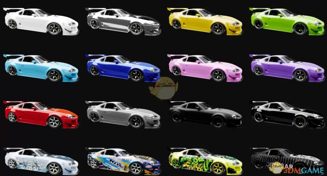 《赛博朋克2077》丰田 Supra Mk4 Formula赛车MOD