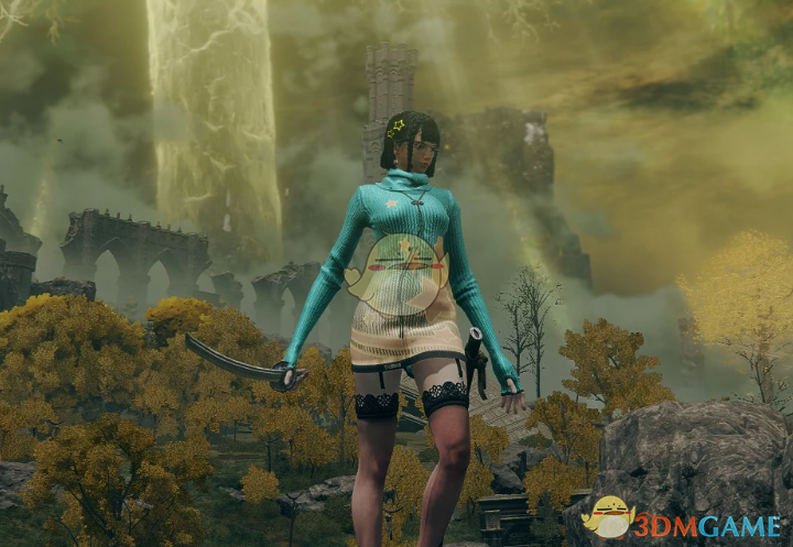 《艾尔登法环》剑星舒适针织裙装伊芙外观MOD