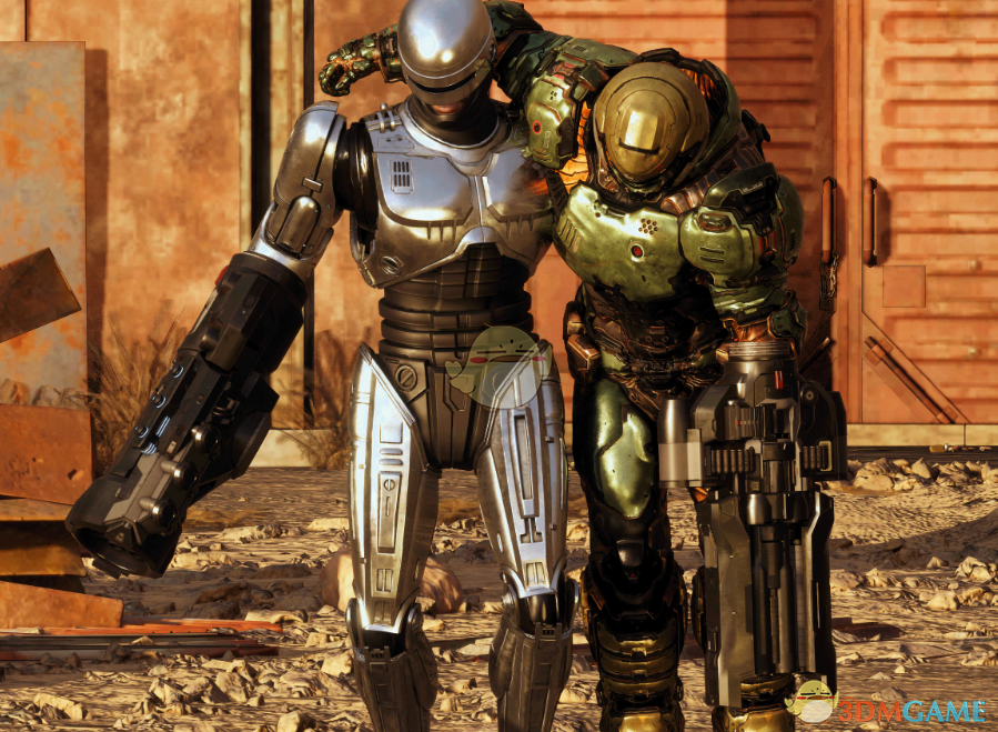 《最终幻想7：重生》机械战警替换巴雷特MOD