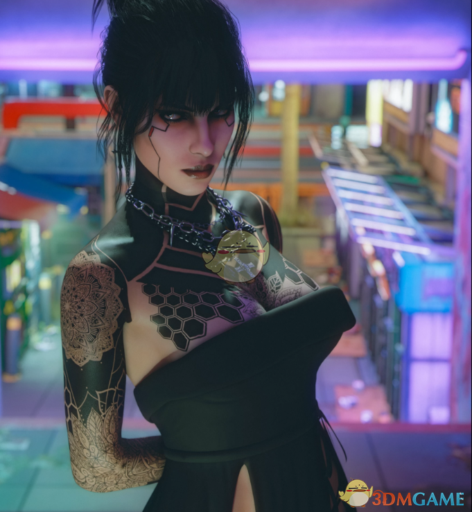 《赛博朋克2077》精灵连衣裙MOD