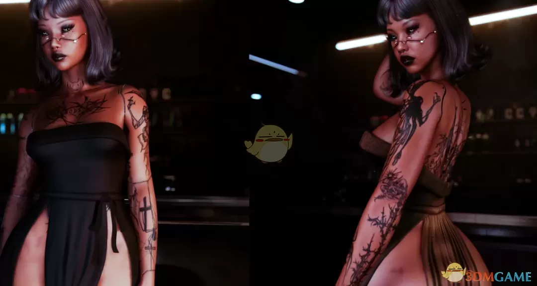 《赛博朋克2077》精灵连衣裙MOD