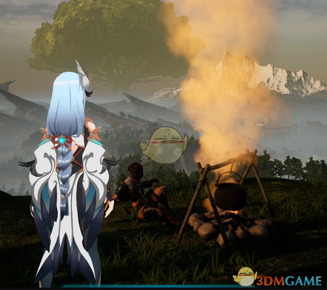 《幻兽帕鲁》扮演原神申鹤MOD