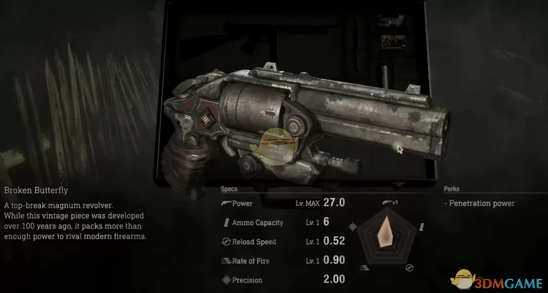 《生化危机4：重制版》战争机器Boltok左轮手枪MOD